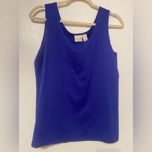 CHICOS Sleeveless Tank size 2 Pit to Pit 20 inches, Length 24 inches